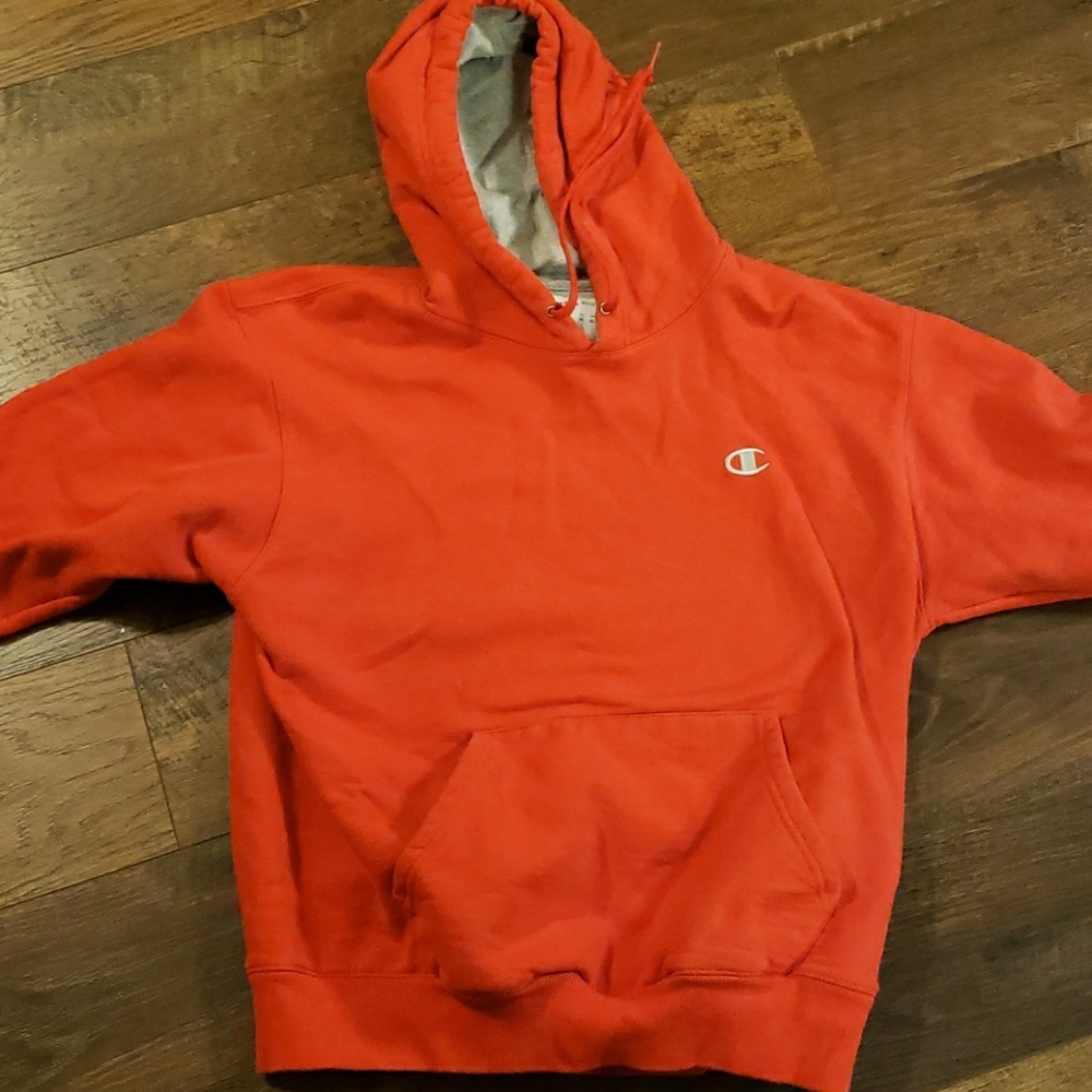 EUC Men's Medium Orange Champion Hoodie